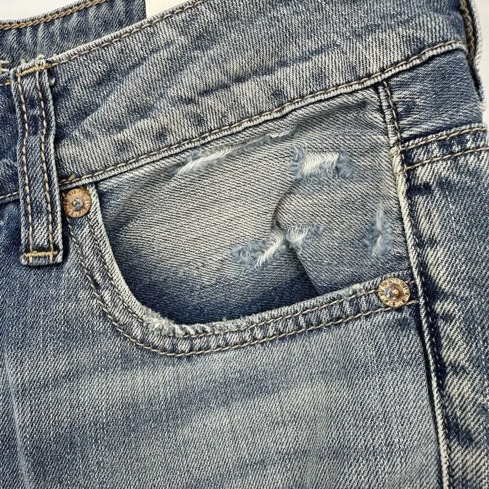 American Eagle Tomgirl Jeans Size 4‎ Women Classic Vintage Destroy Button Fly